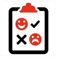 Feedback and customer icon concept vector