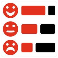 Customer Feedback and testing icon concept vector
