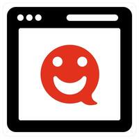 Smiley Feedback and rating icon concept vector