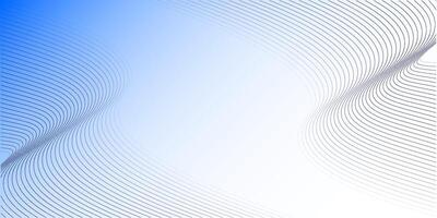 Dynamic sound wave isolated on white background. Musical particle pulsing. Blue energy flow concep vector