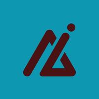 Red Simple Logo Design. vector