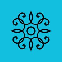 Minimalist Geometric Abstract Logo. vector