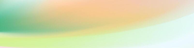 Abstract Pastel Green Yellow Orange Gradient Background vector