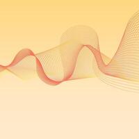 Wavy lines abstract background vector