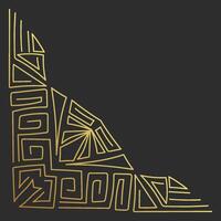 Vintage corners, message frames, game making, abstract corners, ethnic tribal patterns. vector