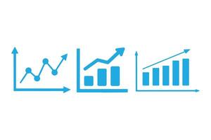 analytics graph, growth chart bar, statistics, histogram art illustration vector