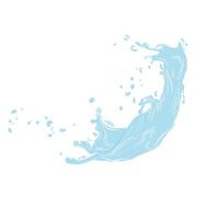large splash of spilled liquid on the surface66 vector