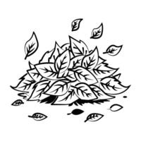 Cranberry sauce in a bowl, doodle style icon vector