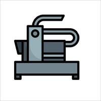 A machine with a handle on it is shown vector