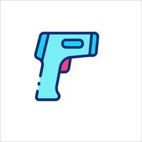 A gun icon on a white background vector