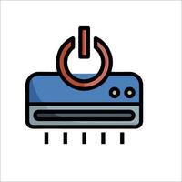 A power button icon on a white background vector