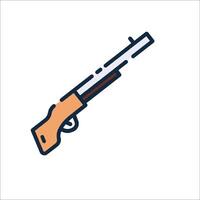 A gun icon on a white background vector