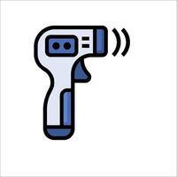 A thermometer with a sound icon vector