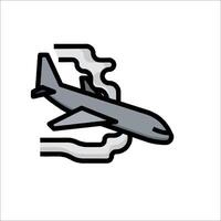 Airplane icon illustration vector