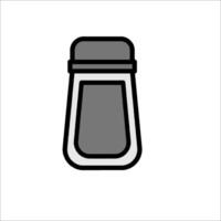 A salt shaker icon on a white background vector