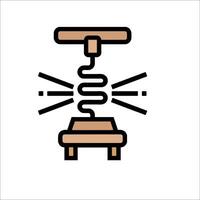 A coffee grinder icon on a white background vector