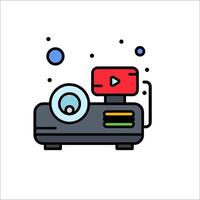 projector icon illustration vector
