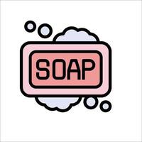 Soap icon illustration vector