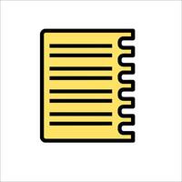 Notebook icon illustration vector