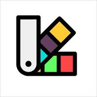 Kleiner logo with colorful squares vector