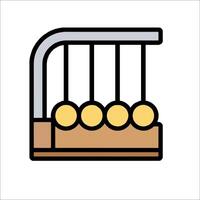 An old fashioned pendulum icon on a white background vector