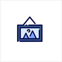 A picture of a mountain and a mountain range vector
