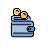 Wallet icon illustration vector