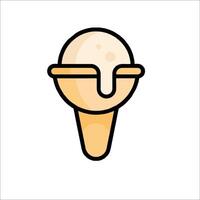 Ice cream icon illustration vector