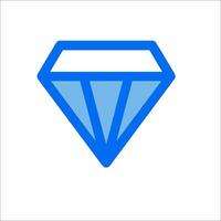 A diamond icon on a white background vector