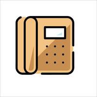A phone icon on a white background vector