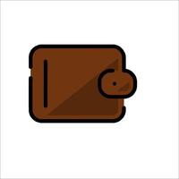 Wallet icon flat design illustration vector
