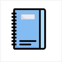 A notebook icon on a white background vector