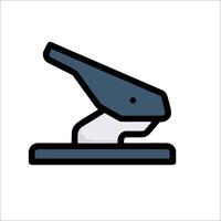 A stapler on a white background vector