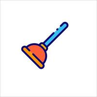 A cleaning tool icon on a white background vector