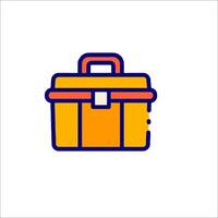 A toolbox icon on a white background vector