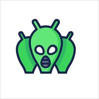 Alien icon illustration vector