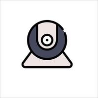A webcam icon on a white background vector
