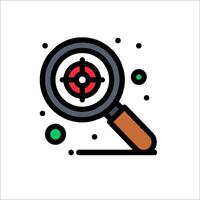 Magnifying glass icon illustration vector