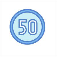 50th anniversary of the first moon landing vector