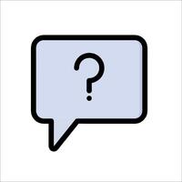 Question mark icon illustration vector