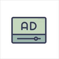 An ad for an ad agency on a white background vector