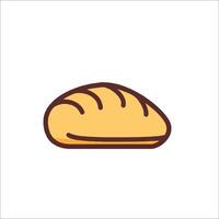 Bread icon on white background vector