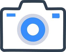 Camera outline icon illustration. vector