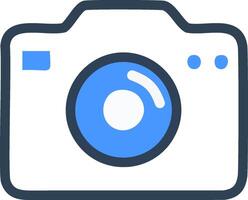 Camera icon isolated on white background for your web and mobile app design, Cameras logo concept vector