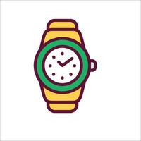 A watch icon on a white background vector