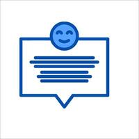 A smiley face icon vector