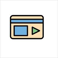 A credit card icon on a white background vector