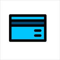 Credit card icon price 1 credit vector