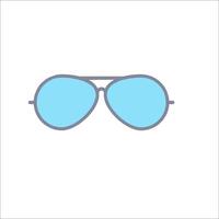 A pair of sunglasses on a white background vector