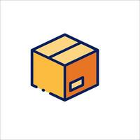 A box icon on a white background vector